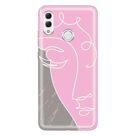 HONOR - Honor 10 Lite - Soft Clear Case - Miss Pink