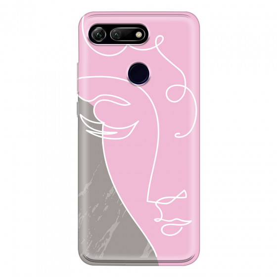 HONOR - Honor View 20 - Soft Clear Case - Miss Pink