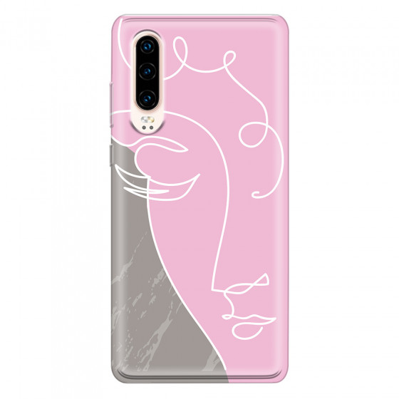 HUAWEI - P30 - Soft Clear Case - Miss Pink