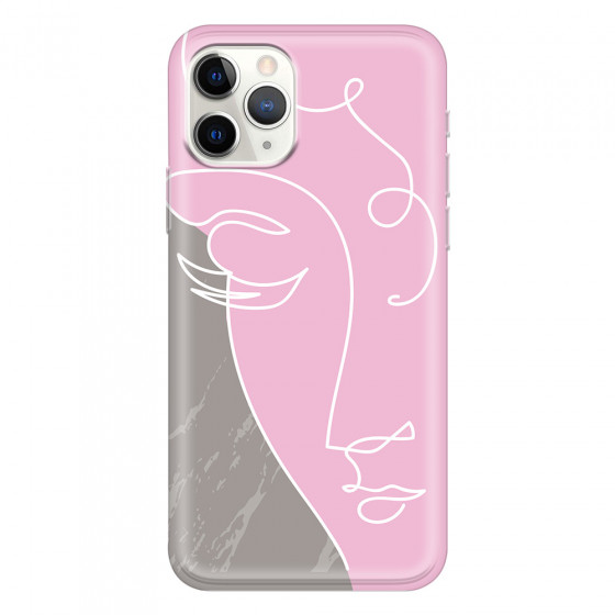 APPLE - iPhone 11 Pro Max - Soft Clear Case - Miss Pink