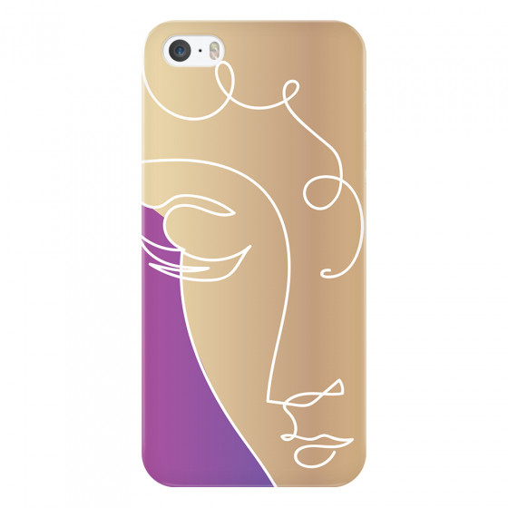 APPLE - iPhone 5S/SE - 3D Snap Case - Miss Rose Gold