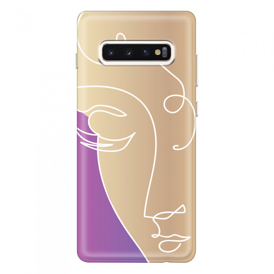 SAMSUNG - Galaxy S10 Plus - Soft Clear Case - Miss Rose Gold