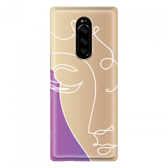SONY - Sony Xperia 1 - Soft Clear Case - Miss Rose Gold