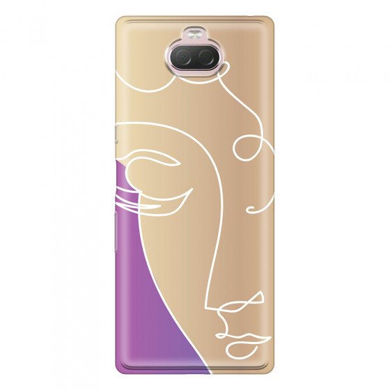 SONY - Sony Xperia 10 - Soft Clear Case - Miss Rose Gold