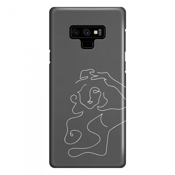SAMSUNG - Galaxy Note 9 - 3D Snap Case - Grey Silhouette