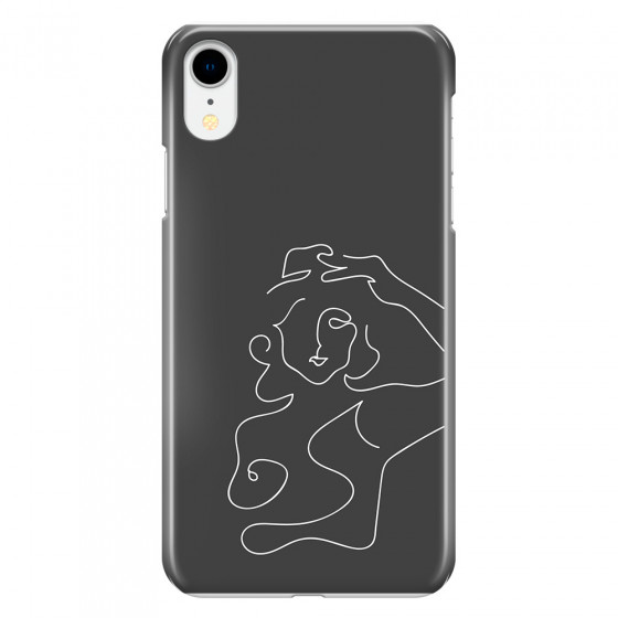 APPLE - iPhone XR - 3D Snap Case - Grey Silhouette