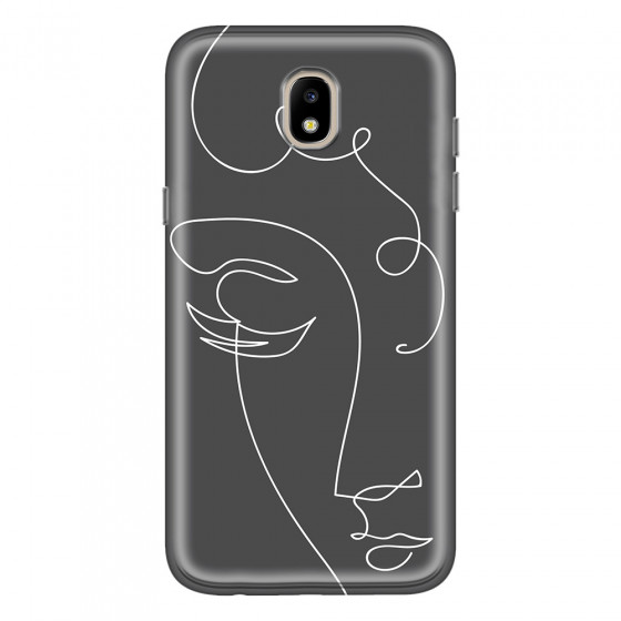 SAMSUNG - Galaxy J5 2017 - Soft Clear Case - Light Portrait in Picasso Style
