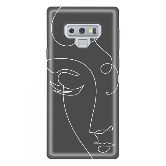 SAMSUNG - Galaxy Note 9 - Soft Clear Case - Light Portrait in Picasso Style