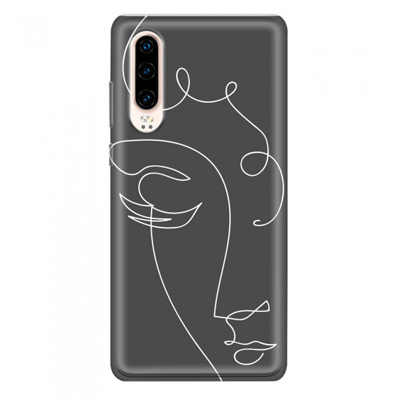 HUAWEI - P30 - Soft Clear Case - Light Portrait in Picasso Style