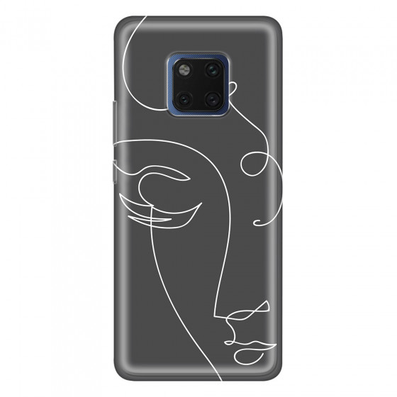HUAWEI - Mate 20 Pro - Soft Clear Case - Light Portrait in Picasso Style