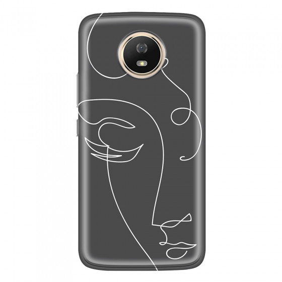 MOTOROLA by LENOVO - Moto G5s - Soft Clear Case - Light Portrait in Picasso Style