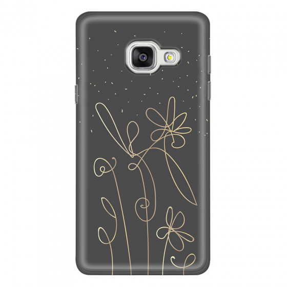 SAMSUNG - Galaxy A5 2017 - Soft Clear Case - Midnight Flowers