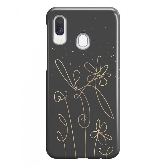 SAMSUNG - Galaxy A40 - 3D Snap Case - Midnight Flowers
