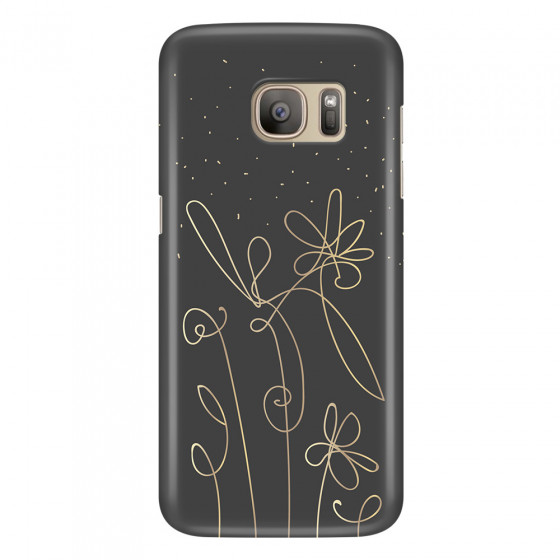 SAMSUNG - Galaxy S7 - 3D Snap Case - Midnight Flowers