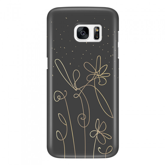SAMSUNG - Galaxy S7 Edge - 3D Snap Case - Midnight Flowers