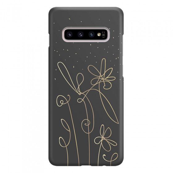 SAMSUNG - Galaxy S10 Plus - 3D Snap Case - Midnight Flowers