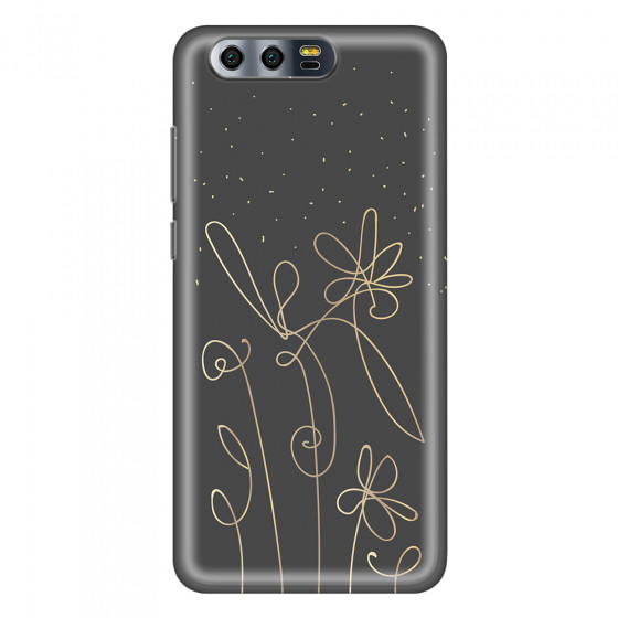 HONOR - Honor 9 - Soft Clear Case - Midnight Flowers