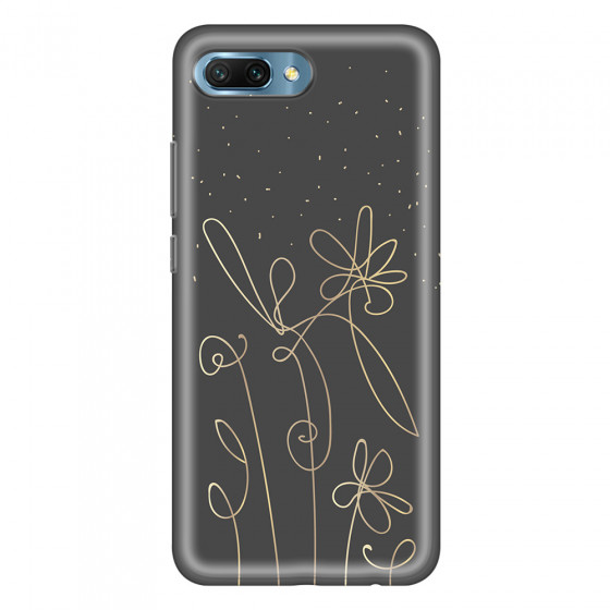 HONOR - Honor 10 - Soft Clear Case - Midnight Flowers