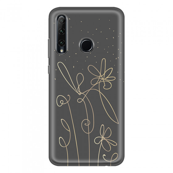 HONOR - Honor 20 lite - Soft Clear Case - Midnight Flowers