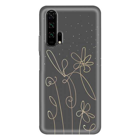HONOR - Honor 20 Pro - Soft Clear Case - Midnight Flowers