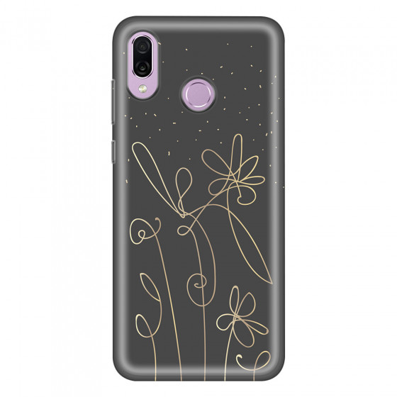 HONOR - Honor Play - Soft Clear Case - Midnight Flowers