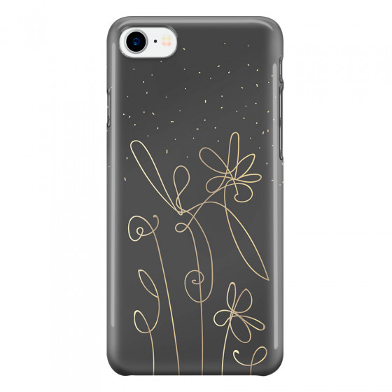 APPLE - iPhone 7 - 3D Snap Case - Midnight Flowers