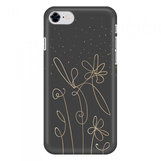 APPLE - iPhone 8 - 3D Snap Case - Midnight Flowers