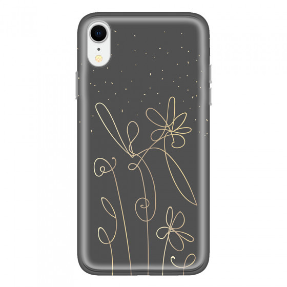 APPLE - iPhone XR - Soft Clear Case - Midnight Flowers