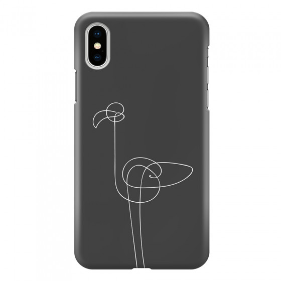 APPLE - iPhone XS Max - 3D Snap Case - Flamingo Drawing