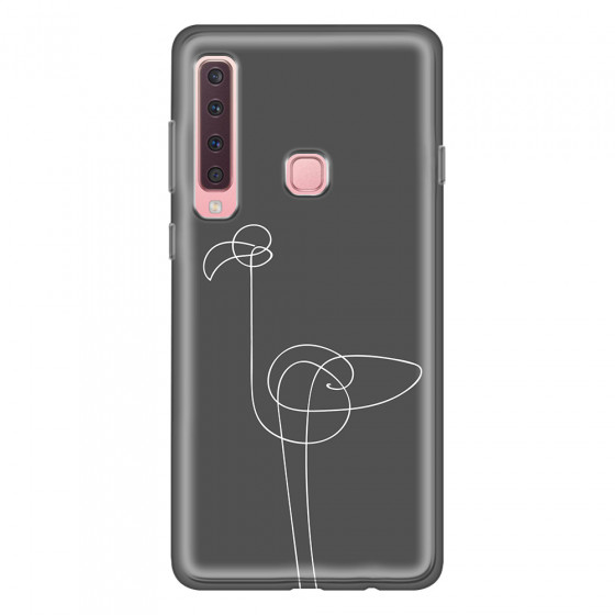 SAMSUNG - Galaxy A9 2018 - Soft Clear Case - Flamingo Drawing