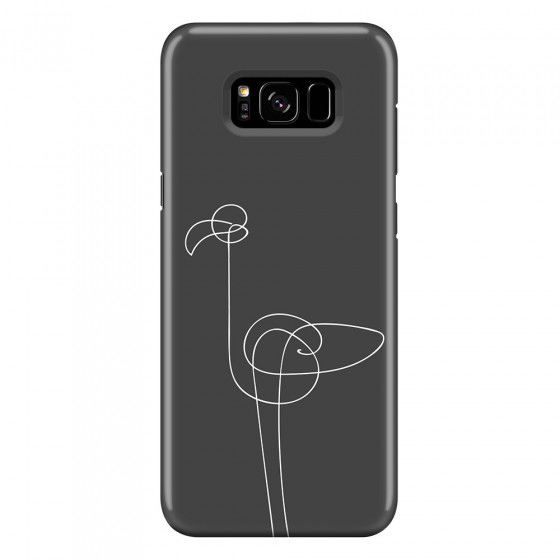 SAMSUNG - Galaxy S8 Plus - 3D Snap Case - Flamingo Drawing