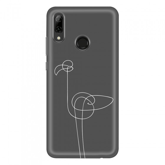 HUAWEI - P Smart 2019 - Soft Clear Case - Flamingo Drawing