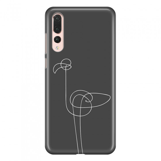 HUAWEI - P20 Pro - 3D Snap Case - Flamingo Drawing