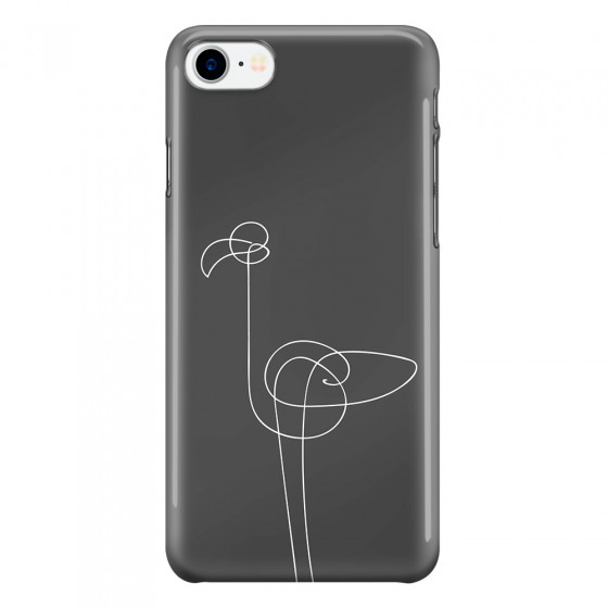 APPLE - iPhone 7 - 3D Snap Case - Flamingo Drawing