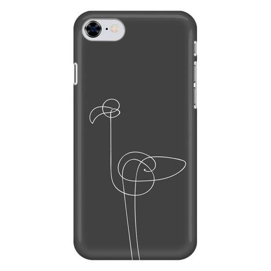 APPLE - iPhone 8 - 3D Snap Case - Flamingo Drawing