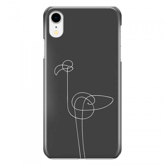 APPLE - iPhone XR - 3D Snap Case - Flamingo Drawing
