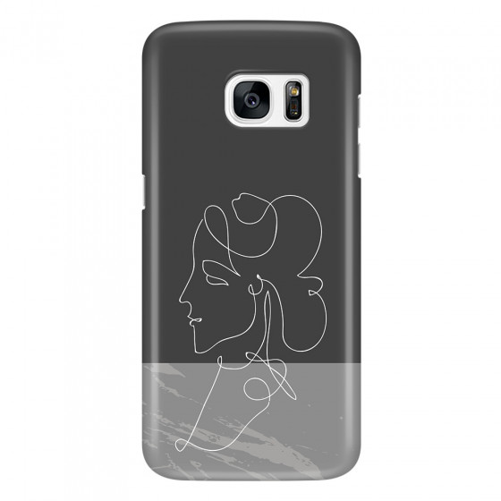 SAMSUNG - Galaxy S7 Edge - 3D Snap Case - Miss Marble