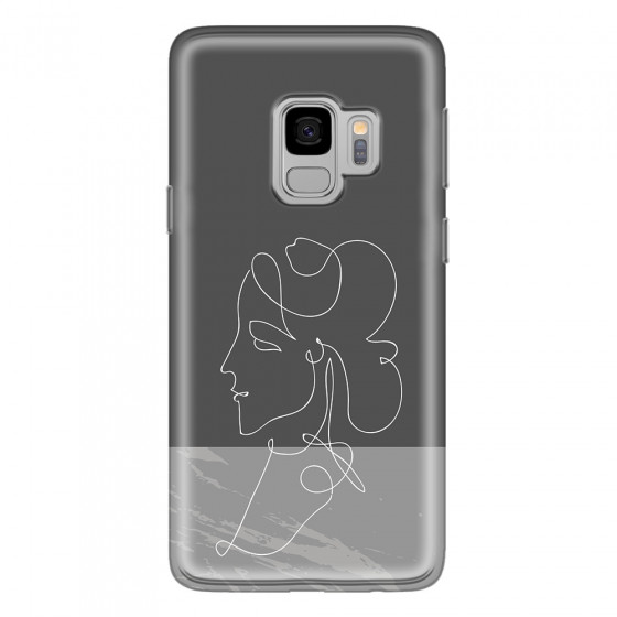 SAMSUNG - Galaxy S9 - Soft Clear Case - Miss Marble