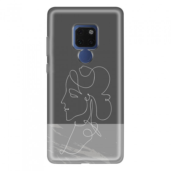 HUAWEI - Mate 20 - Soft Clear Case - Miss Marble