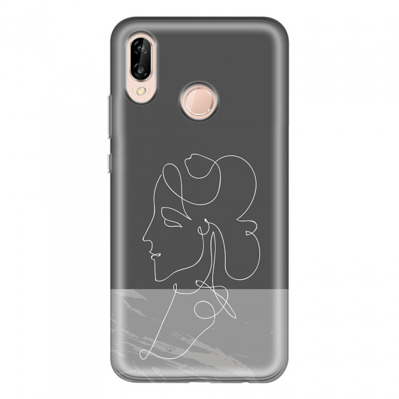 HUAWEI - P20 Lite - Soft Clear Case - Miss Marble