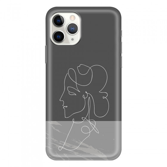 APPLE - iPhone 11 Pro - Soft Clear Case - Miss Marble