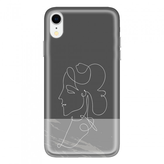 APPLE - iPhone XR - Soft Clear Case - Miss Marble