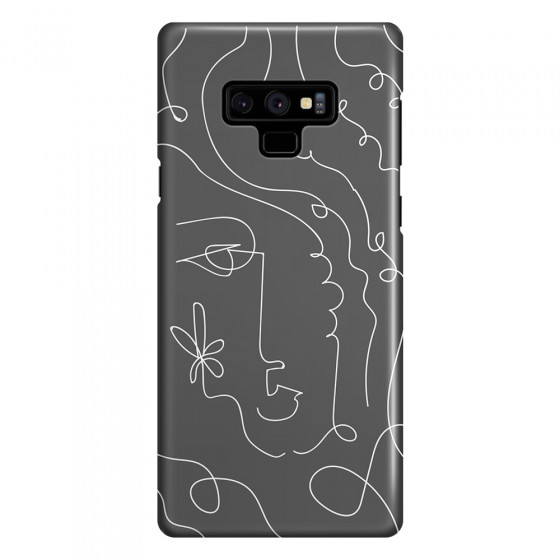 SAMSUNG - Galaxy Note 9 - 3D Snap Case - Dark Silhouette