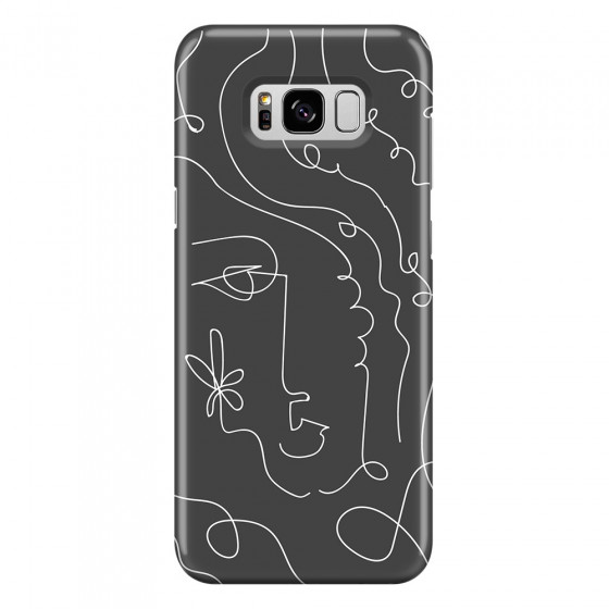 SAMSUNG - Galaxy S8 - 3D Snap Case - Dark Silhouette