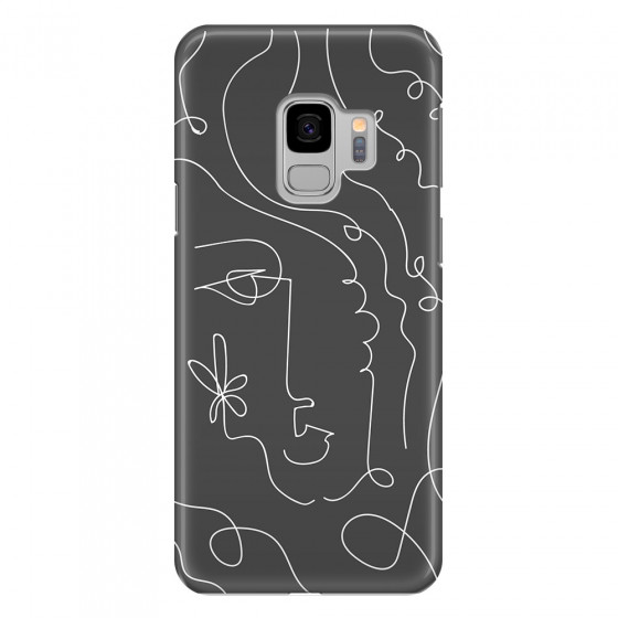 SAMSUNG - Galaxy S9 - 3D Snap Case - Dark Silhouette