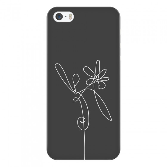 APPLE - iPhone 5S/SE - 3D Snap Case - Flower In The Dark