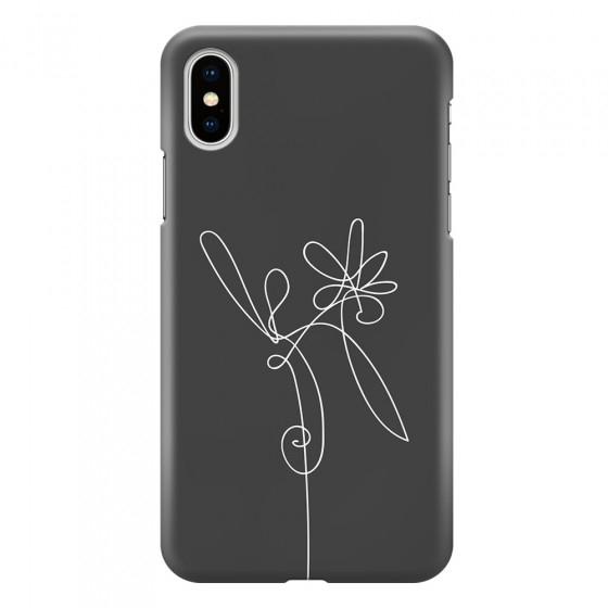 APPLE - iPhone XS Max - 3D Snap Case - Flower In The Dark