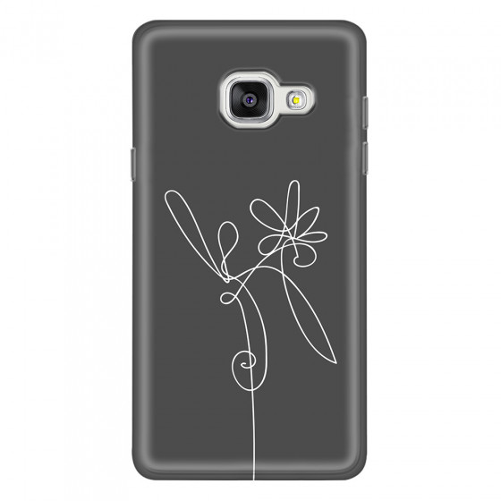 SAMSUNG - Galaxy A5 2017 - Soft Clear Case - Flower In The Dark