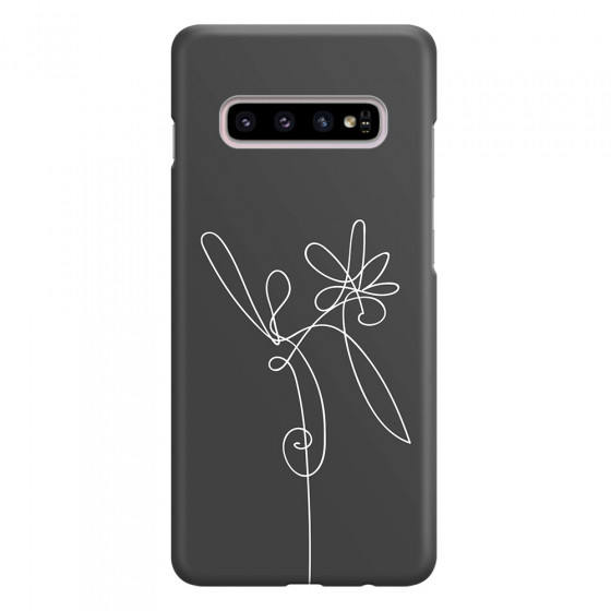 SAMSUNG - Galaxy S10 Plus - 3D Snap Case - Flower In The Dark