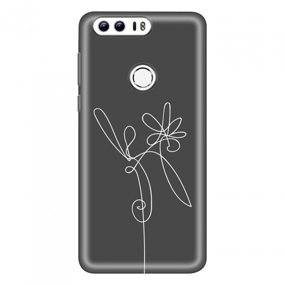 HONOR - Honor 8 - Soft Clear Case - Flower In The Dark